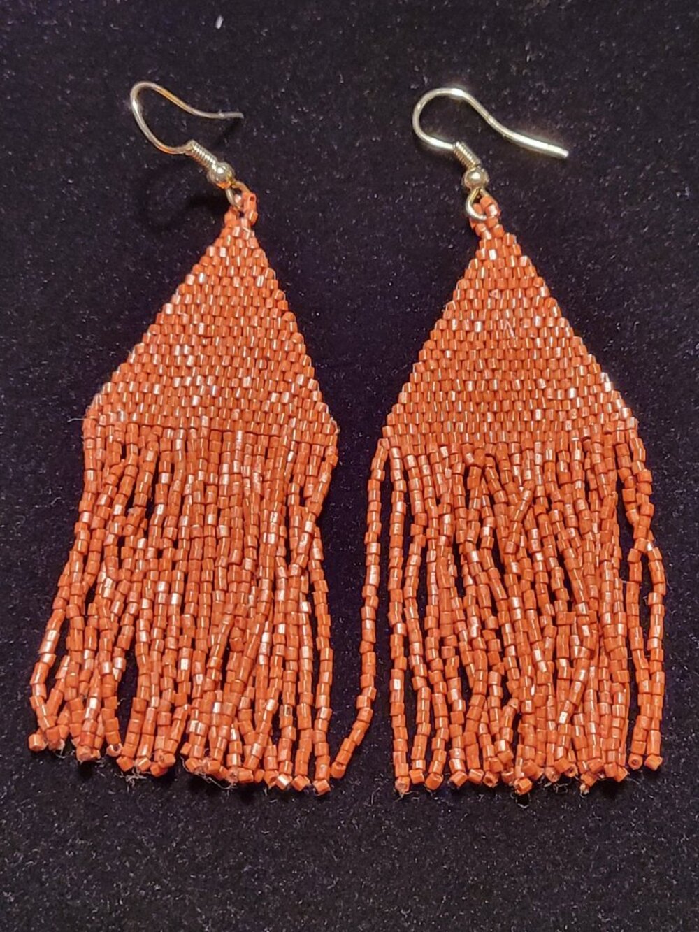 Ink & Alloy Beaded Fringe Earrings